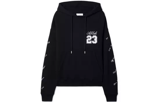 23 Logo Скейт-худи «Черный/Белый» Off-White, черный