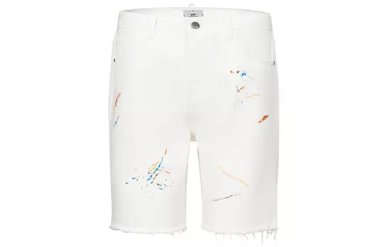 23R+ Мужские джинсовые шорты, Белый