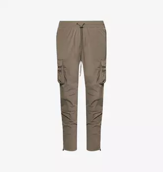 247 брюки из эластичной ткани с завязками на талии Represent, зеленый