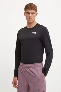 24/7 спортивный лонгслив The North Face, черный