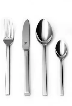 24 штуки Столовые приборы Stella полированные Frst Solingen Emilja