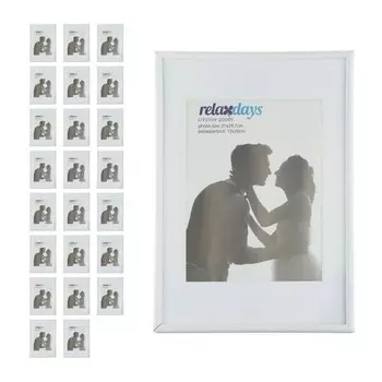 24 x Рамка для фотографий Relaxdays A4 wei, белый