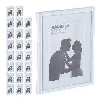 24xРамка для фотографий Relaxdays 15x20 cm wei, белый