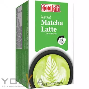 250 г GOLD KILI Instant MATCHA Latte Drink / Матча латте 10 пакетиков по 25 г каждый