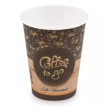 250 кофейных кружек L 'Coffee To Go' Латте Маккиато Меланж 350мл 420мл 1-Pack