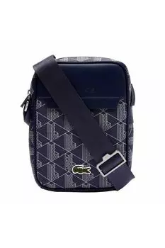25779 The Blend Вертикальная сумка с монограммой Lacoste, синий