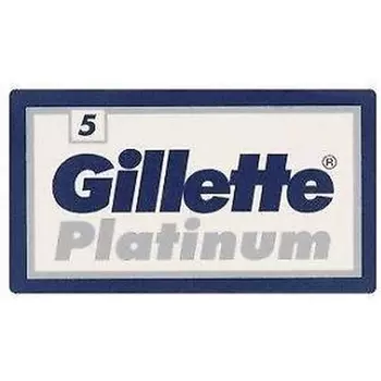 25 бритвенных лезвий Gillette Platinum с двойной кромкой