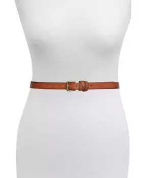 25-миллиметровый плоский ремешок с фиксатором и краем, отделанным бусинами Shot Bead Frye, коричневый/бежевый