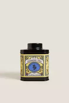 (260 г) ароматическая свеча с жасмином чая Zara, зеленый / трава