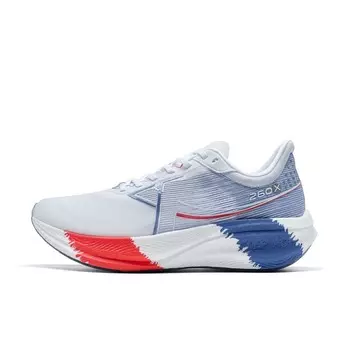 260x Кроссовки мужские с низким верхом Новые Белые/Солнечно-голубые/Лазерно-красные Xtep