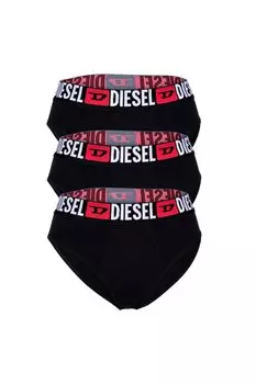 26675 Бикини с логотипом на талии — 3 пары Diesel, черный