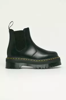 2976 Ботинки челси из кожи Quad Dr. Martens, черный