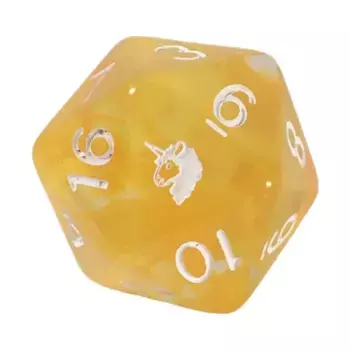 29 мм d20 — Милость Ки-Рина с символом существа, Class & Creature Dice - Singles