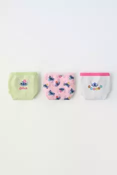 2-6 лет/набор из трех трусов lilo & stitch disney ZARA, розовый