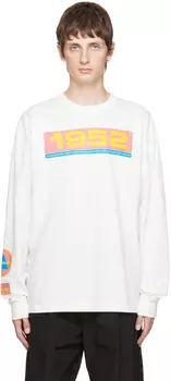 2 Белая футболка с длинным рукавом Moncler 1952 Moncler Genius