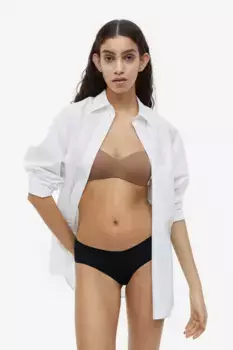 2 бюстгальтера без бретелей H&M, черный