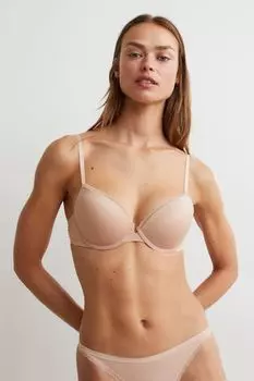 2 бюстгальтера пуш-ап H&amp;M, бежевый/белый