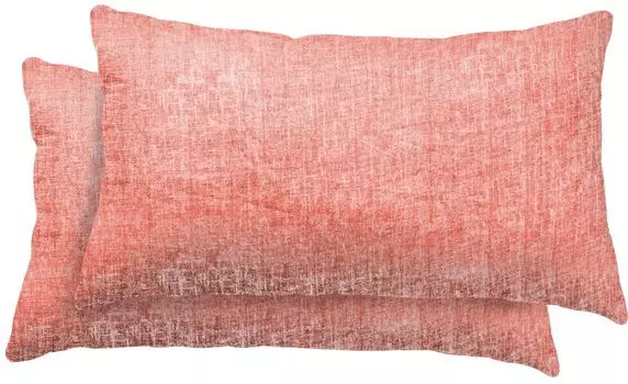 2 чехла на подушку, декоративный чехол на подушку, 40 x 80 см, микрофибра абрикосового цвета One-Home