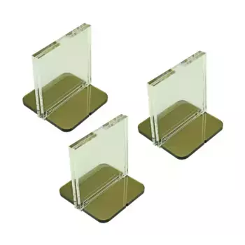 2-дюймовая квадратная подставка для бумажной фигуры, Miniature Bases - Clear Acrylic - 1.5mm Thick (Litko Aerosystems)