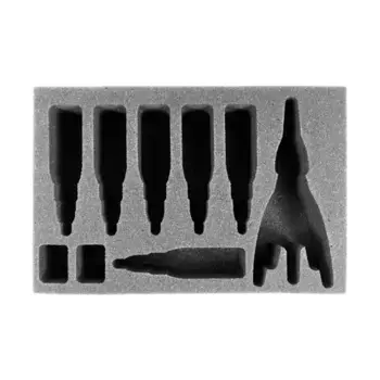 2-дюймовый армейский поднос — большие корабли PHR, Battle Foam - Hawk Wargames - Dropfleet Commander