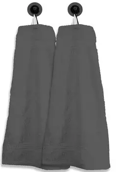 2 гостевых полотенца гостевые полотенца бензин 30х50 см комплект хлопчатобумажные полотенца махровая ткань One-Home, серый