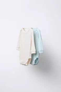 2 комплекта регулируемых боди ZARA, разноцветный