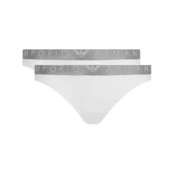 2 комплекта стрингов Emporio Armani, белый