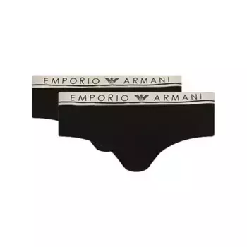 2 комплекта стрингов Emporio Armani, черный