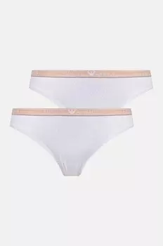 2 комплекта стрингов Emporio Armani Underwear, белый