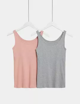 2 комплекта жилетов Secret Support с содержанием хлопка Marks & Spencer