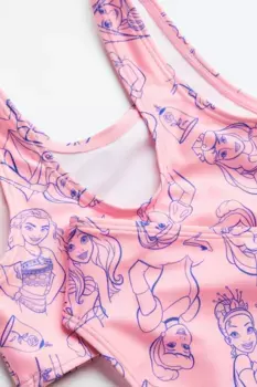 2 купальника с принтом H&M, розовый