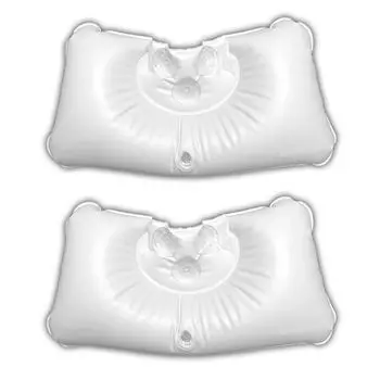 2 надувные подушки для ванны с присоской 47 x 24,7 см, подушка для ванны, подголовник, подушка для ванны HAC24