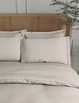 2 наволочки из египетского хлопка плотностью 230 нитей Marks & Spencer, крем