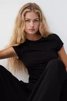 2 пачки футболок H&M, голубой