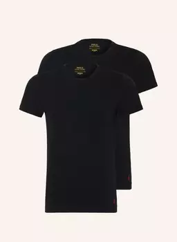 2 пачки футболок Polo Ralph Lauren, черный