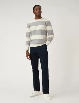 2 пары эластичных брюк чинос стандартного кроя Marks & Spencer, серо-голубой