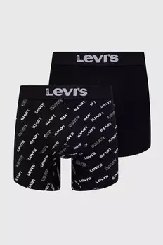 2 пары боксеров Levi's, черный