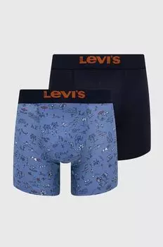 2 пары боксеров Levi's, синий