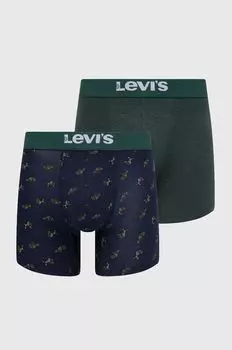 2 пары боксеров Levi's, темно-синий