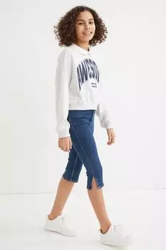 2 пары джинсов скинни с высоким капри H&amp;M