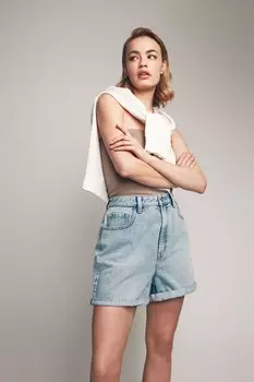 2 пары джинсовых шорт для мам The Set, синий