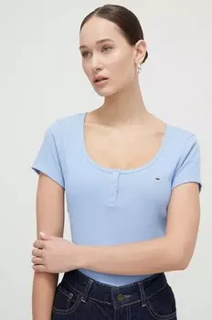 2 пары футболок Tommy Jeans, мультиколор