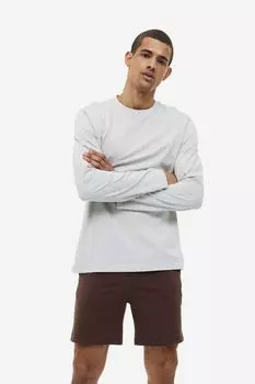 2 пары хлопковых боксеров H&M, светло-бежевый/черный