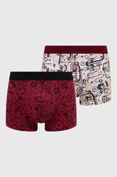 2 пары хлопковых боксеров Medicine, мультиколор