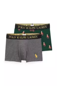 2 пары хлопковых боксеров Polo Ralph Lauren, мультиколор