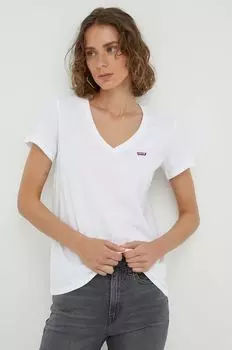 2 пары хлопковых футболок Levi's, мультиколор
