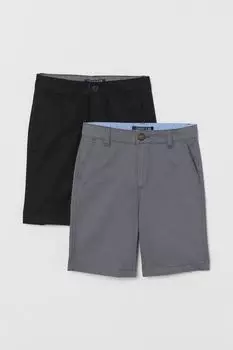 2 пары хлопковых шорт H&amp;M