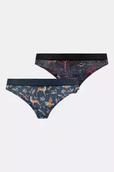 2 пары хлопковых трусов Medicine, мультиколор