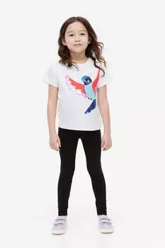 2 пары леггинсов H&M, черный