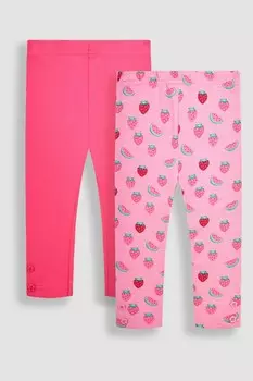 2 пары леггинсов Jojo Maman Bb, розовый